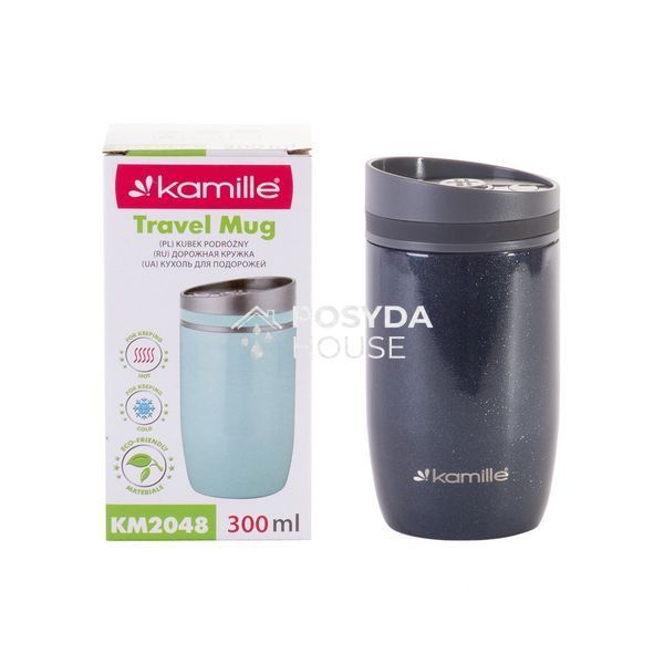 Термокухоль 300ml з нержавіючої сталі Kamille KM-2048C KM-2048C фото