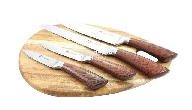 Набір кухонних ножів на основі 9 предметів Edenberg EB-913 Brown EB-913 Brown фото