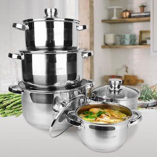 Набор посуды из нержавеющей стали Maestro MR-2220-10 MR-2220-10 фото