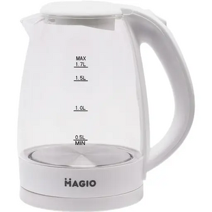 Електрочайник скляний 1.7 л Magio МG-504 МG-507 фото