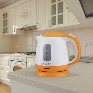 Электрический чайник 1 л из термостойкого пластика 1 л Maestro MR-012-Orange MR-012-ORANGE фото