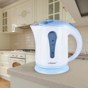 Электрический чайник 1 л из термостойкого пластика Maestro MR-028-BLUE MR-028-BLUE фото