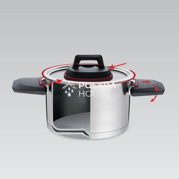 Каструля з кришкою Maestro MR-3530-18 MR-3530-18 фото