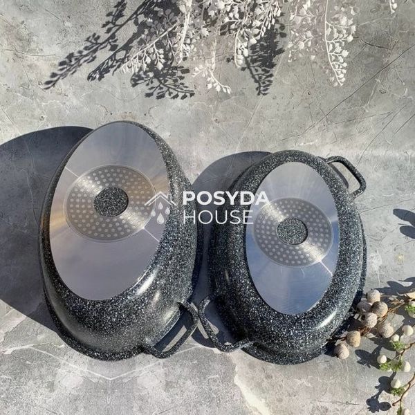 Гусятница 8л из с антипригарным гранитным покрытием Edenberg EB-4604 EB-4604 фото