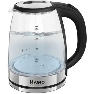 Електрочайник скляний  1.8 л Magio МG-495 МG-495 фото