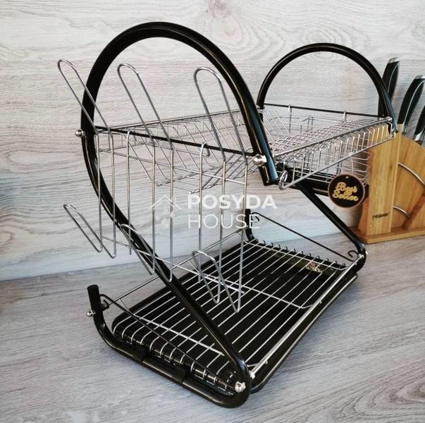 Сушка для посуды из нержавеющей стали 2 яруса Edenberg EB-2110 B EB-2110 B фото
