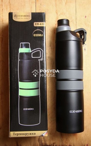 Термокружка 650 мл Edenberg EB-637-Black EB-637-Black фото