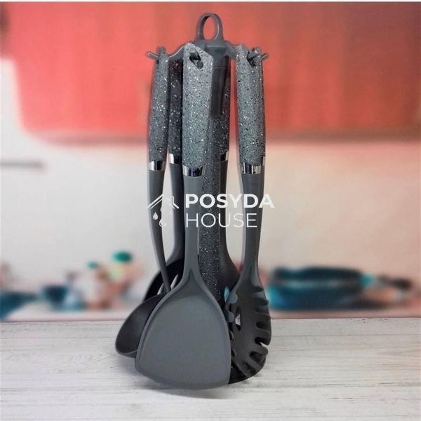 Набір кухонного приладдя з нейлону Edenberg EB-3605-Grey EB-3605 Grey фото