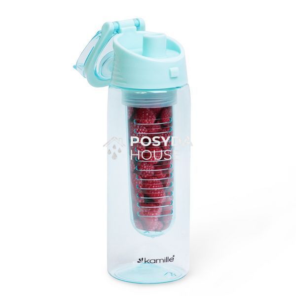 Спортивная бутылка для воды Kamille Голубой 660ml из пластика KM-2303 KM-2303 фото